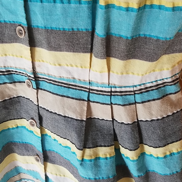 Striped Collared Dress - Picture 3 of 7